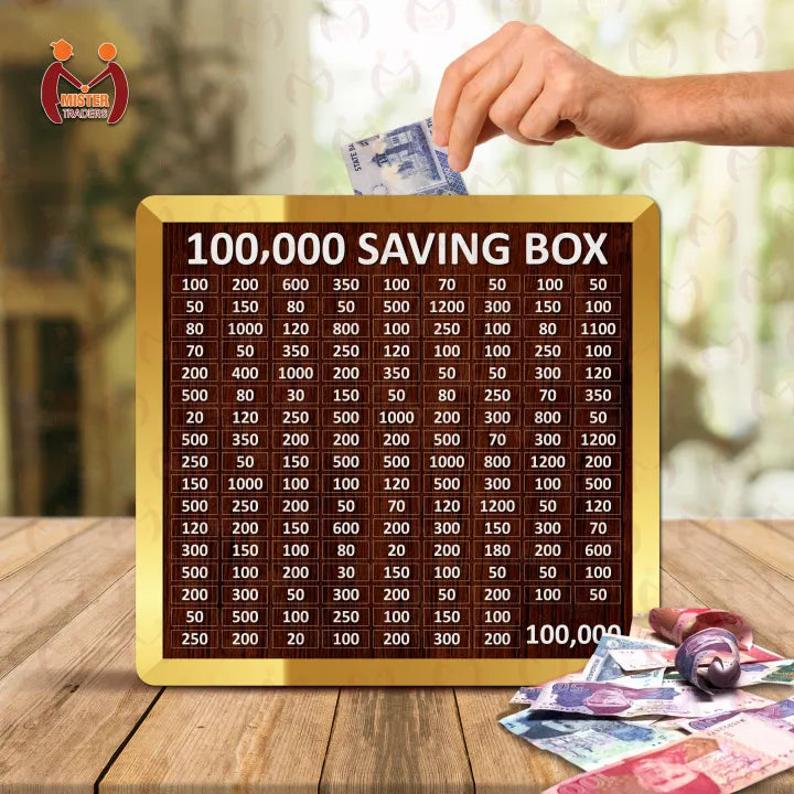 100,000 PKR Wooden Money Saving Box for HAJJ