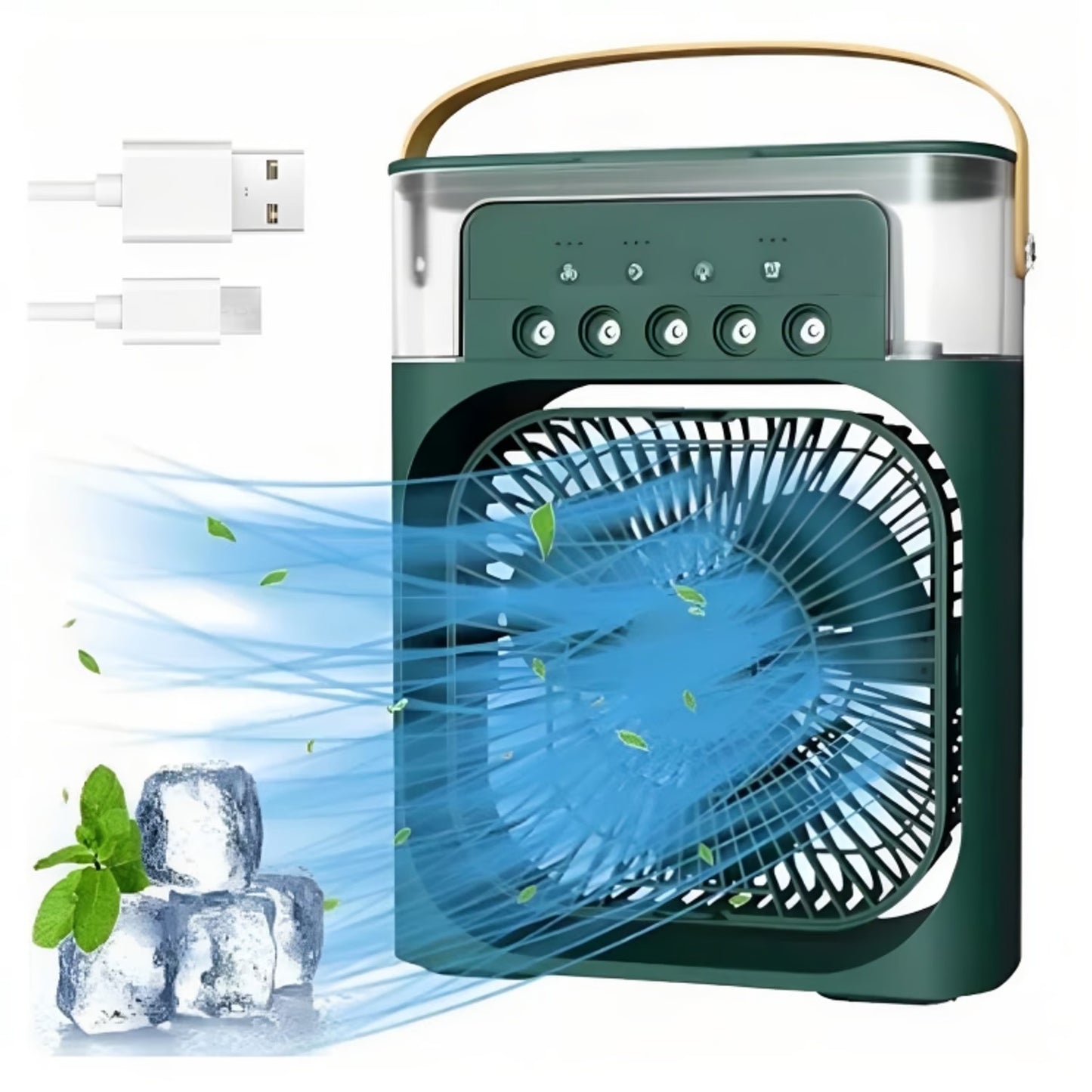 3 In 1 Desk Cooling, Spray Mini Portable Fan
