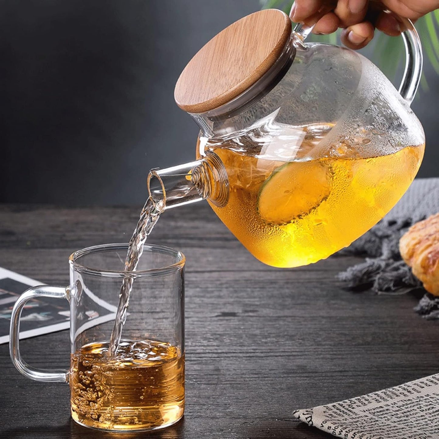 Glass Teapot Water Jug