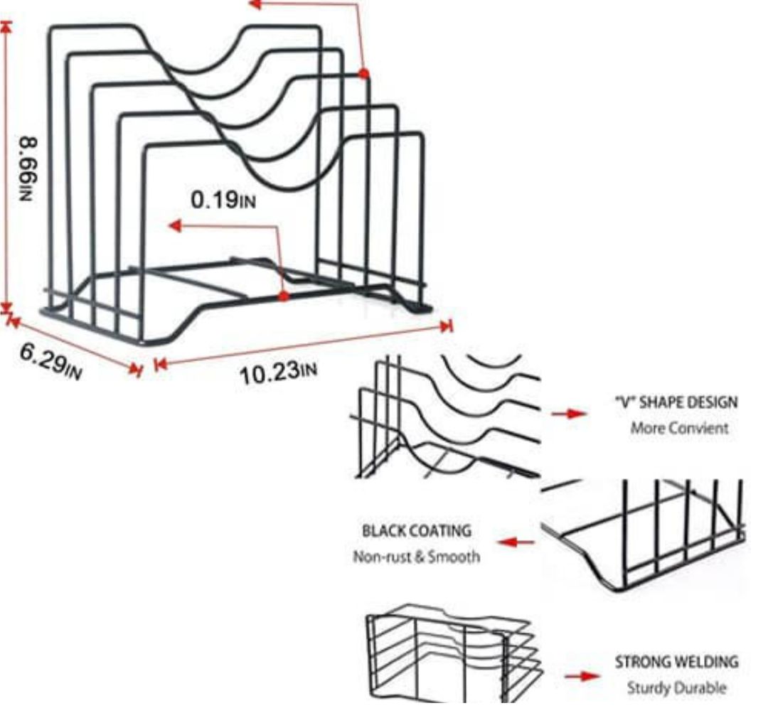 Pot Lid and Plate Stand