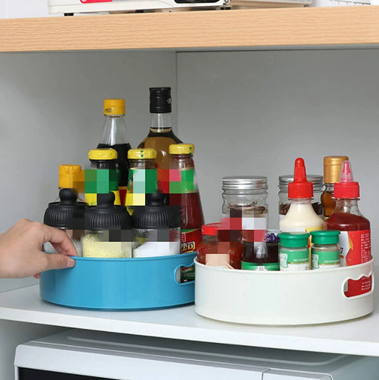 360 degree Rotating Shelf Storage Tray