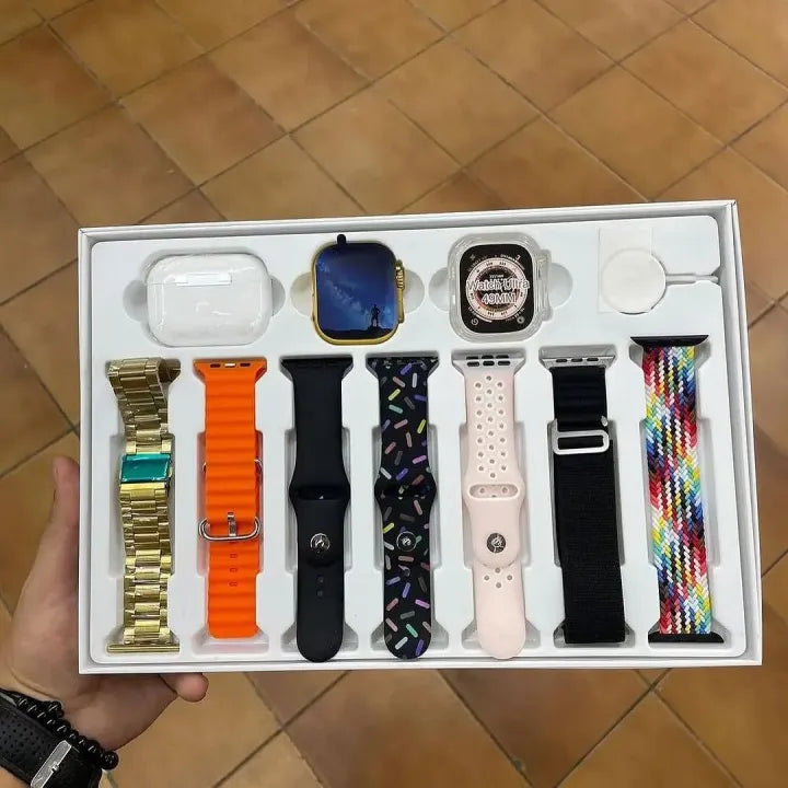 i20 Ultra Max Suit Smart Watch with Earbuds Pro 2