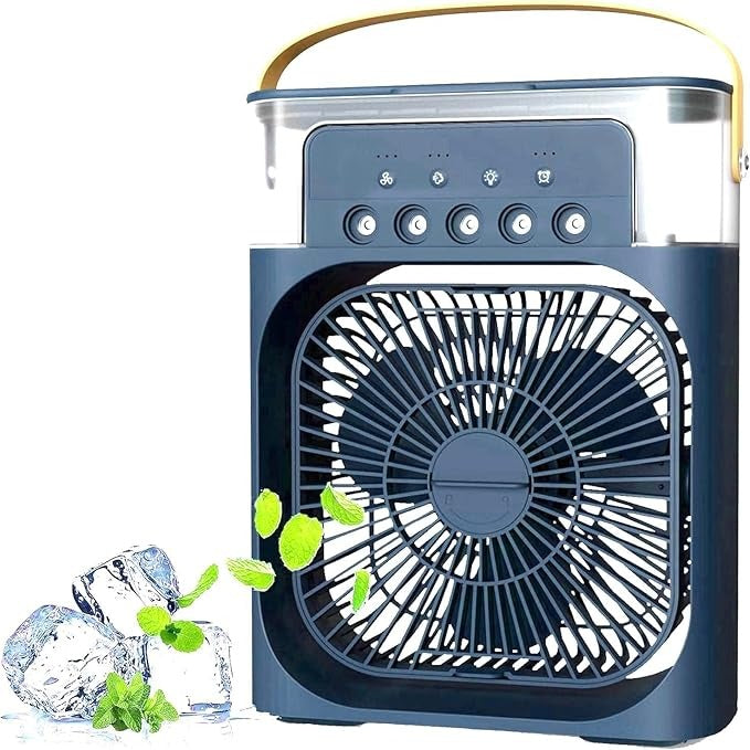 3 In 1 Desk Cooling, Spray Mini Portable Fan