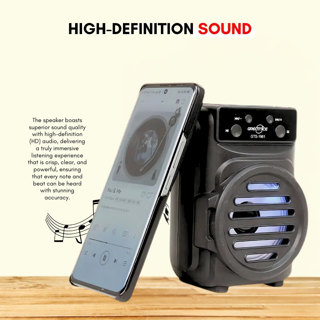Wireless Bluetooth Speaker with RGB Lighting
