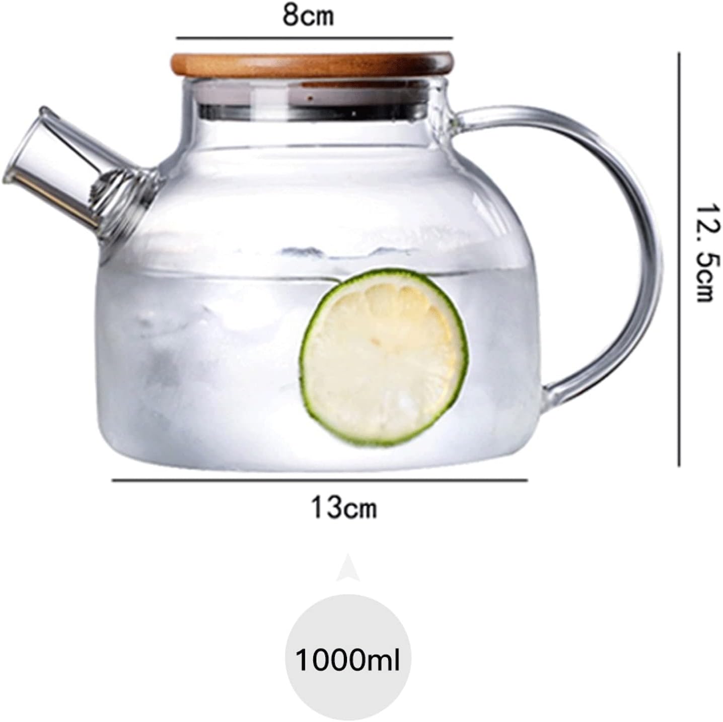 Glass Teapot Water Jug