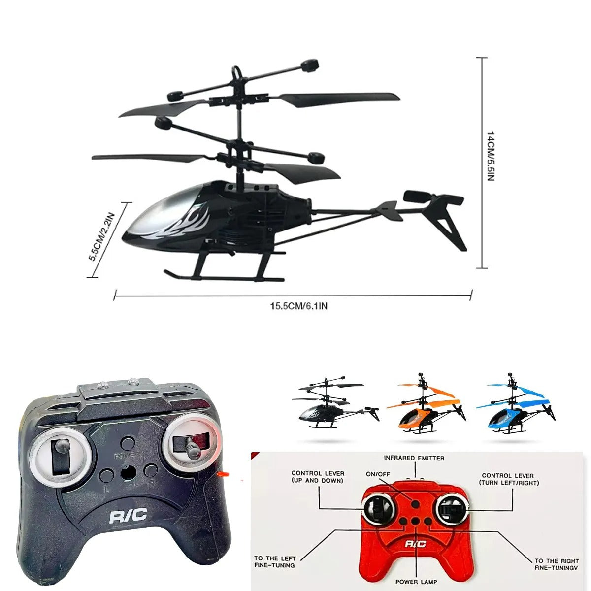 Hand Sensor Helicopter