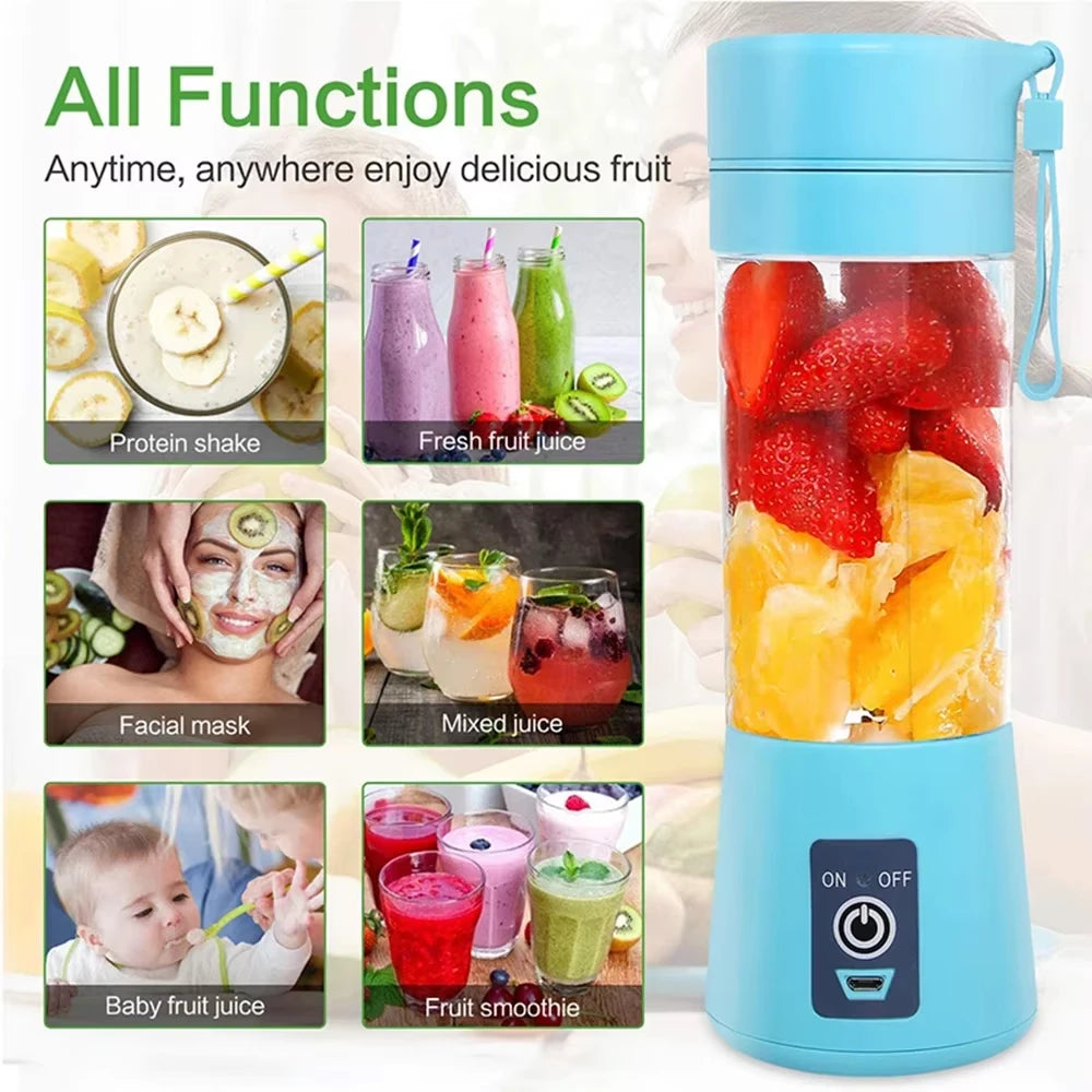 Portable and Rechargeable Juicer Blender