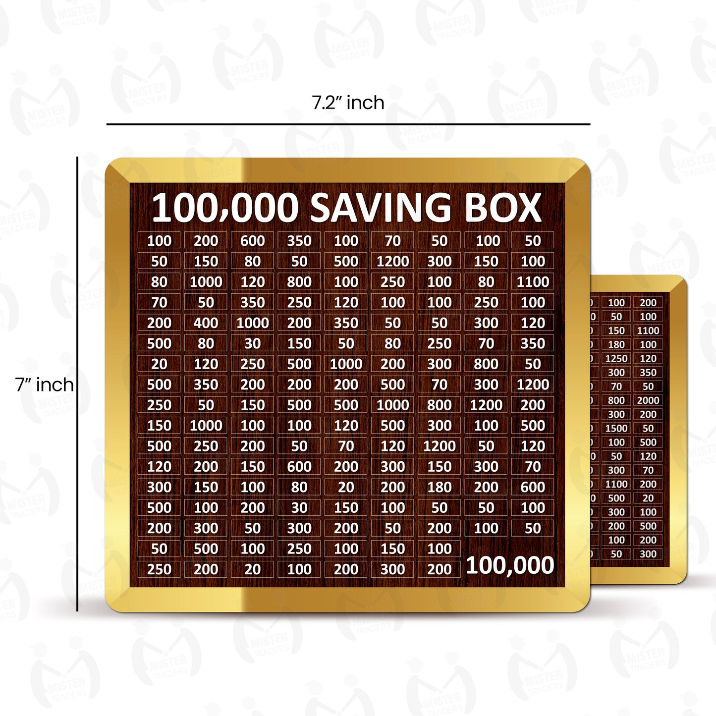 100,000 PKR Wooden Money Saving Box for HAJJ