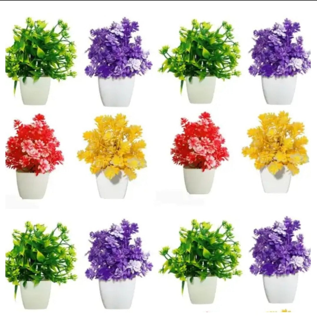 Pack of 3 Artificial Small Plants